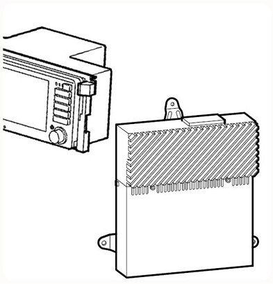 L322 02-05 high line head unit w/ power amplifier